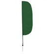 10' Solid-Color Stadium Flutter Flag Kit Single-Sided | https://www.bestnamebadges.com