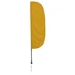 10' Solid-Color Stadium Flutter Flag Kit Single-Sided | https://www.bestnamebadges.com