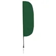 10' Solid-Color Stadium Flutter Flag Kit Single-Sided | https://www.bestnamebadges.com