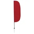 10' Solid-Color Stadium Flutter Flag Kit Single-Sided | https://www.bestnamebadges.com