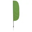10' Solid-Color Stadium Flutter Flag Kit Single-Sided | https://www.bestnamebadges.com