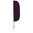 10' Solid-Color Stadium Flutter Flag Kit Single-Sided | https://www.bestnamebadges.com