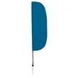 10' Solid-Color Stadium Flutter Flag Kit Single-Sided | https://www.bestnamebadges.com