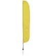 18' Solid-Color Stadium Flutter Flag Kit Single-Sided | https://www.bestnamebadges.com