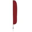 18' Solid-Color Stadium Flutter Flag Kit Single-Sided | https://www.bestnamebadges.com