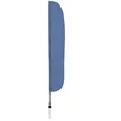 18' Solid-Color Stadium Flutter Flag Kit Single-Sided | https://www.bestnamebadges.com