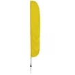 18' Solid-Color Stadium Flutter Flag Kit Single-Sided | https://www.bestnamebadges.com