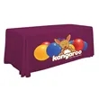6' Standard Table Throw (Full-Color Front Only) | https://www.bestnamebadges.com