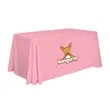 4' Standard Table Throw (Full-Color Front Only) | https://www.bestnamebadges.com
