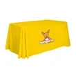 4' Standard Table Throw (Full-Color Front Only) | https://www.bestnamebadges.com