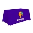 4' Economy Table Throw (Full-Color Front Only) | https://www.bestnamebadges.com