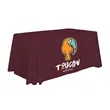 4' Economy Table Throw (Full-Color Front Only) | https://www.bestnamebadges.com