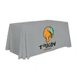4' Economy Table Throw (Full-Color Front Only) | https://www.bestnamebadges.com