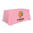 4' Economy Table Throw (Full-Color Front Only) | https://www.bestnamebadges.com