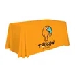 4' Economy Table Throw (Full-Color Front Only) | https://www.bestnamebadges.com