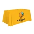 4' Economy Table Throw (Full-Color Front Only) | https://www.bestnamebadges.com