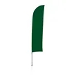 10.5' Solid-Color Blade Sail Sign Flag, 1-Sided, Scissor | https://www.bestnamebadges.com