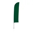 10.5' Solid-Color Blade Sail Sign Flag, 1-Sided, Scissor | https://www.bestnamebadges.com