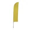 10.5' Solid-Color Blade Sail Sign Flag, 1-Sided, Scissor | https://www.bestnamebadges.com