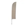 10.5' Solid-Color Blade Sail Sign Flag, 1-Sided, Scissor | https://www.bestnamebadges.com