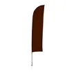 10.5' Solid-Color Blade Sail Sign Flag, 1-Sided, Scissor | https://www.bestnamebadges.com