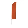 10.5' Solid-Color Blade Sail Sign Flag, 1-Sided, Scissor | https://www.bestnamebadges.com