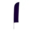 10.5' Solid-Color Blade Sail Sign Flag, 1-Sided, Scissor | https://www.bestnamebadges.com