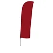 10.5' Solid-Color Blade Sail Sign Flag, 1-Sided, Scissor | https://www.bestnamebadges.com