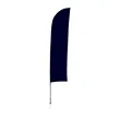 10.5' Solid-Color Blade Sail Sign Flag, 1-Sided, Scissor | https://www.bestnamebadges.com