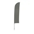 10.5' Solid-Color Blade Sail Sign Flag, 1-Sided, Scissor | https://www.bestnamebadges.com