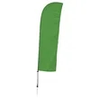 10.5' Solid-Color Blade Sail Sign Flag, 1-Sided, Scissor | https://www.bestnamebadges.com