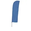 13' Solid-Color Blade Sail Sign Flag, 1-Sided, Ground Spike | https://www.bestnamebadges.com