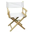 Table-Height Director's Chair (Unimprinted) | https://www.bestnamebadges.com