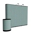10' Straight Show 'N Rise Floor Display Kit (Fabric) | https://www.bestnamebadges.com