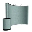 10' Curved ARISE Floor Display Kit (Fabric) | https://www.bestnamebadges.com