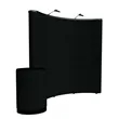 8' Curved ARISE Floor Display Kit (Fabric) | https://www.bestnamebadges.com
