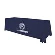 8' Value Lite Table Throw (White Imprint, One Location) | https://www.bestnamebadges.com