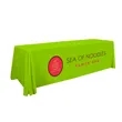8' Standard Table Throw (Full-Color Front Only) | https://www.bestnamebadges.com