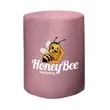 Bar-Height Round Fitted Table Throw (Full-Color Front Only) | https://www.bestnamebadges.com