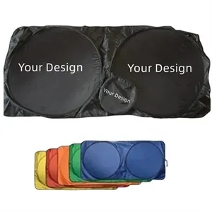 Foldable Double Circle Auto Sun Shield