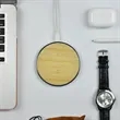 Bamboo Wireless Charger | https://www.bestnamebadges.com