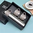 Stainless Nsulated Bottle With Coffee Cup | https://www.bestnamebadges.com