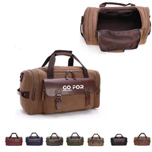 Canvas Leather Duffle Bag