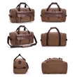 Canvas Leather Duffle Bag | https://www.bestnamebadges.com
