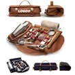 Portable Bartender Kit Cocktail Shaker Set with Roll Bag | https://www.bestnamebadges.com
