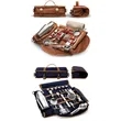 Portable Bartender Kit Cocktail Shaker Set with Roll Bag | https://www.bestnamebadges.com