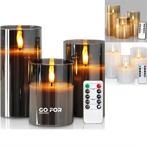 Glass Flameless Candle
