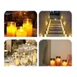 Glass Flameless Candle | https://www.bestnamebadges.com