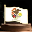 1" Stock Flag Pins | https://www.bestnamebadges.com