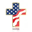 1" Stock Flag Pins | https://www.bestnamebadges.com